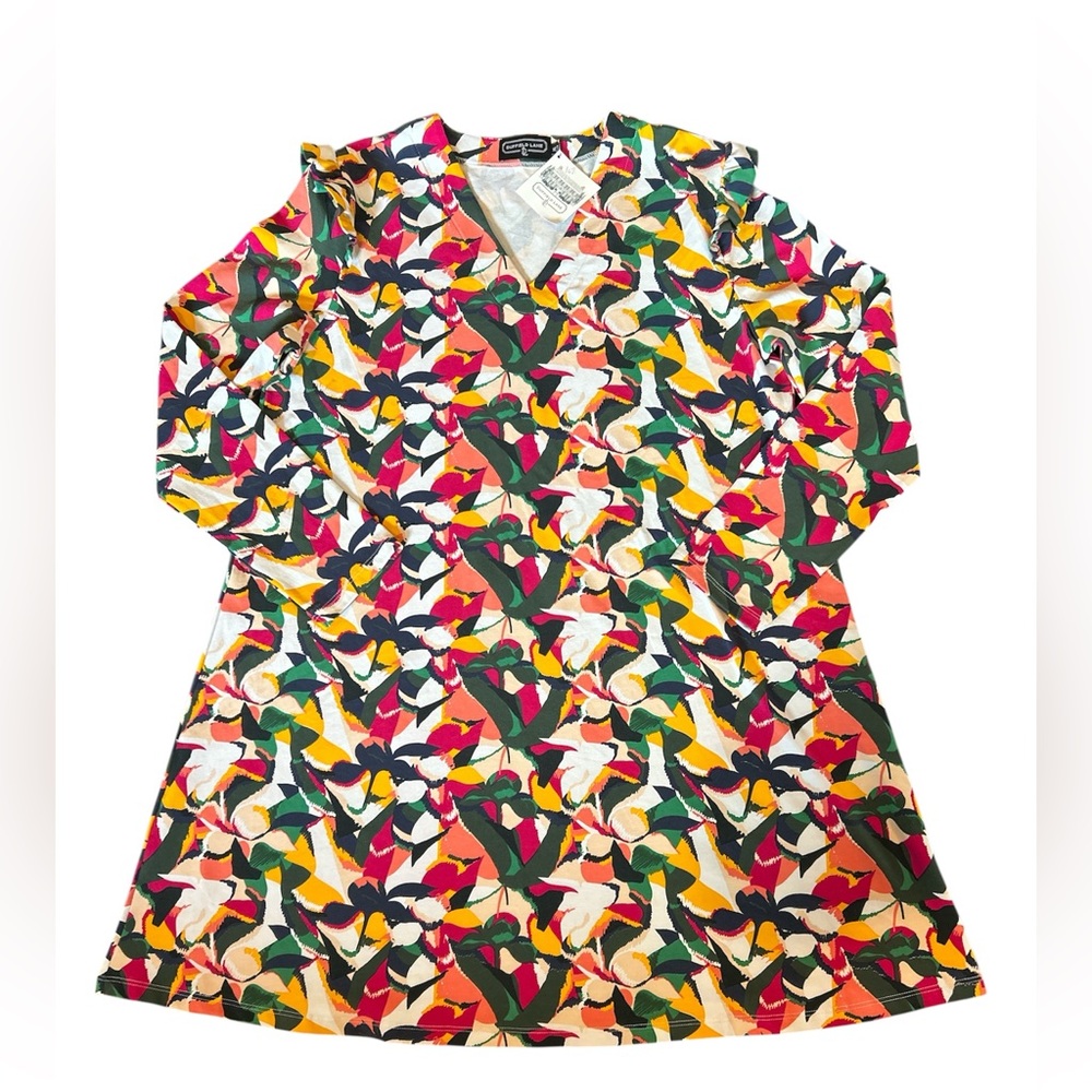 Duffield Lane Women’s Size XL Rebecca Ruffle Dress NWT